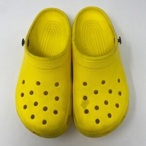 Crocs‎ Classic Clogs Shoes Yellow Men's Size 7 Women's Size 9